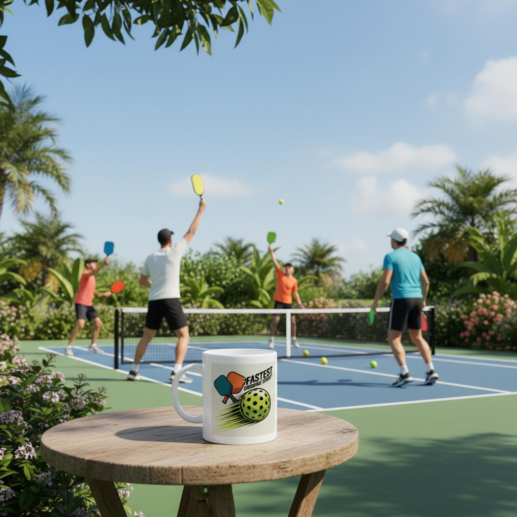 "Fastest Growing Sport" High Quality Graphic Mug for Pickleball Enthusiasts