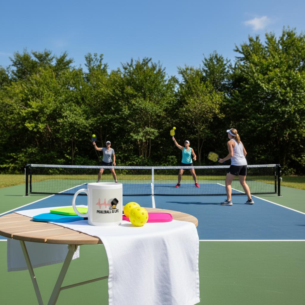 "Pickleball Is Life" High Quality Graphic Mug for Pickleball Enthusiasts